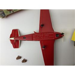 Dinky - Mercedes Benz Racing Car RN 36, No.237; Motorway Police Car No.269; Austin Mini-Moke No.342; Beechcraft S 35 Bonanza Aircraft with two pieces of luggage No.710; all boxed: and Rolls Royce Phantom V Limousine No.152; box base only with no cover (5)