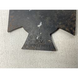 Two WW1 German medals - copy Cross of Honour with swords (combatants); Cross of Honour without swords (non-combatants); and two WW2 German medals - War Merit Medal; and War Merit Cross; all with ribbons (4)