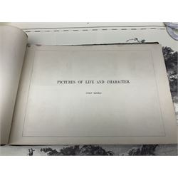 John Leech, pictures of Life and Character, first series, together with a collection of maps of Yorkshire 