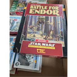 Airfix Golden Hind model kit, West End Games Battle of Endor Solitaire game and a collecti...