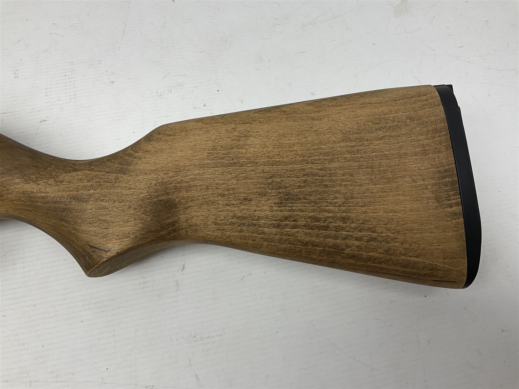 Springfield Armory M1A .22 cal. air rifle with under-lever action and wooden stock; serial no.6300, L116cm overall; in original cardboard box  NB: AGE RESTRICTIONS APPLY TO THE PURCHASE OF AIR WEAPONS.