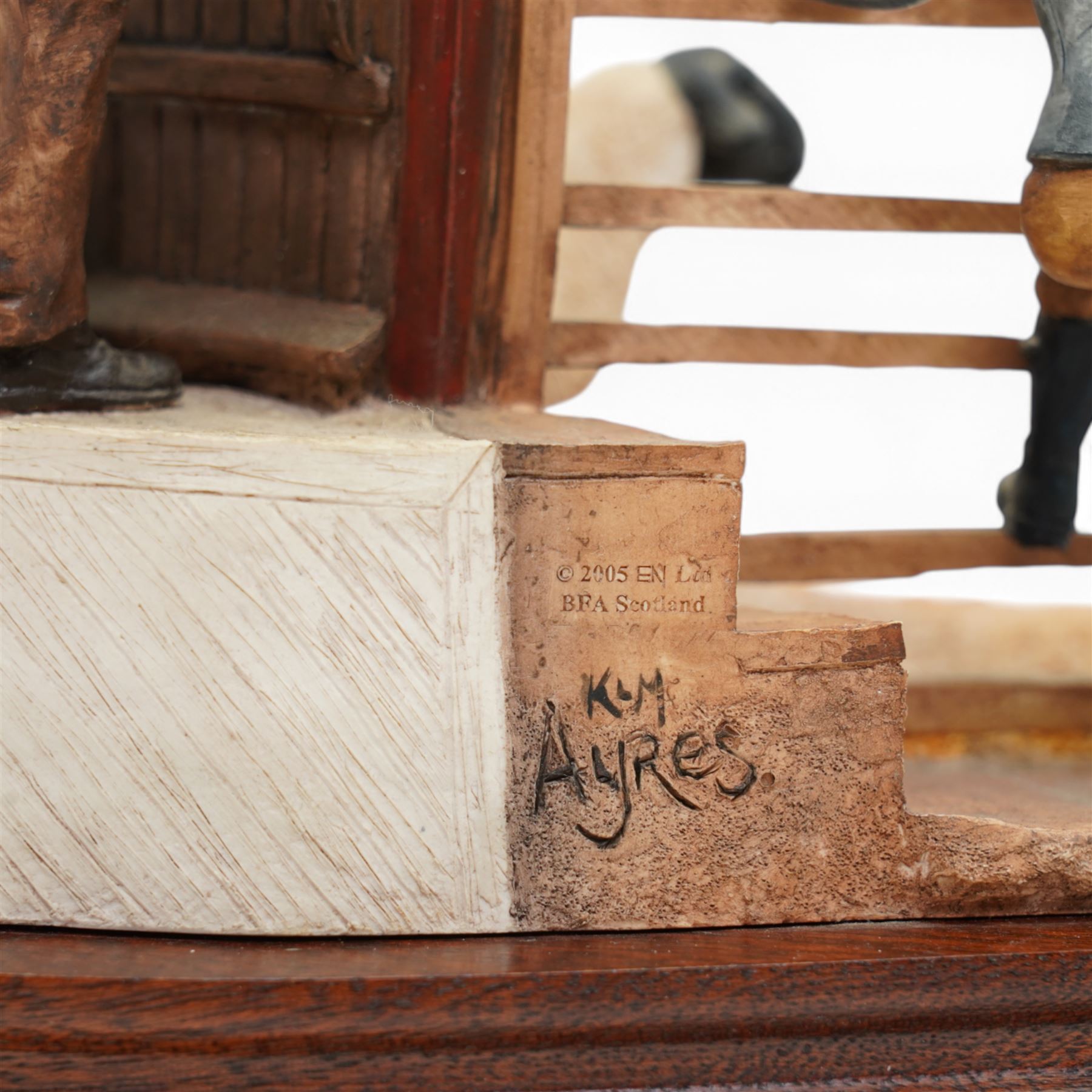 Border Fine Arts limited edition group 'What am I Bid? (Suffolk)' by Ray Ayres, model B0904  No.153/350, boxed and with certificate