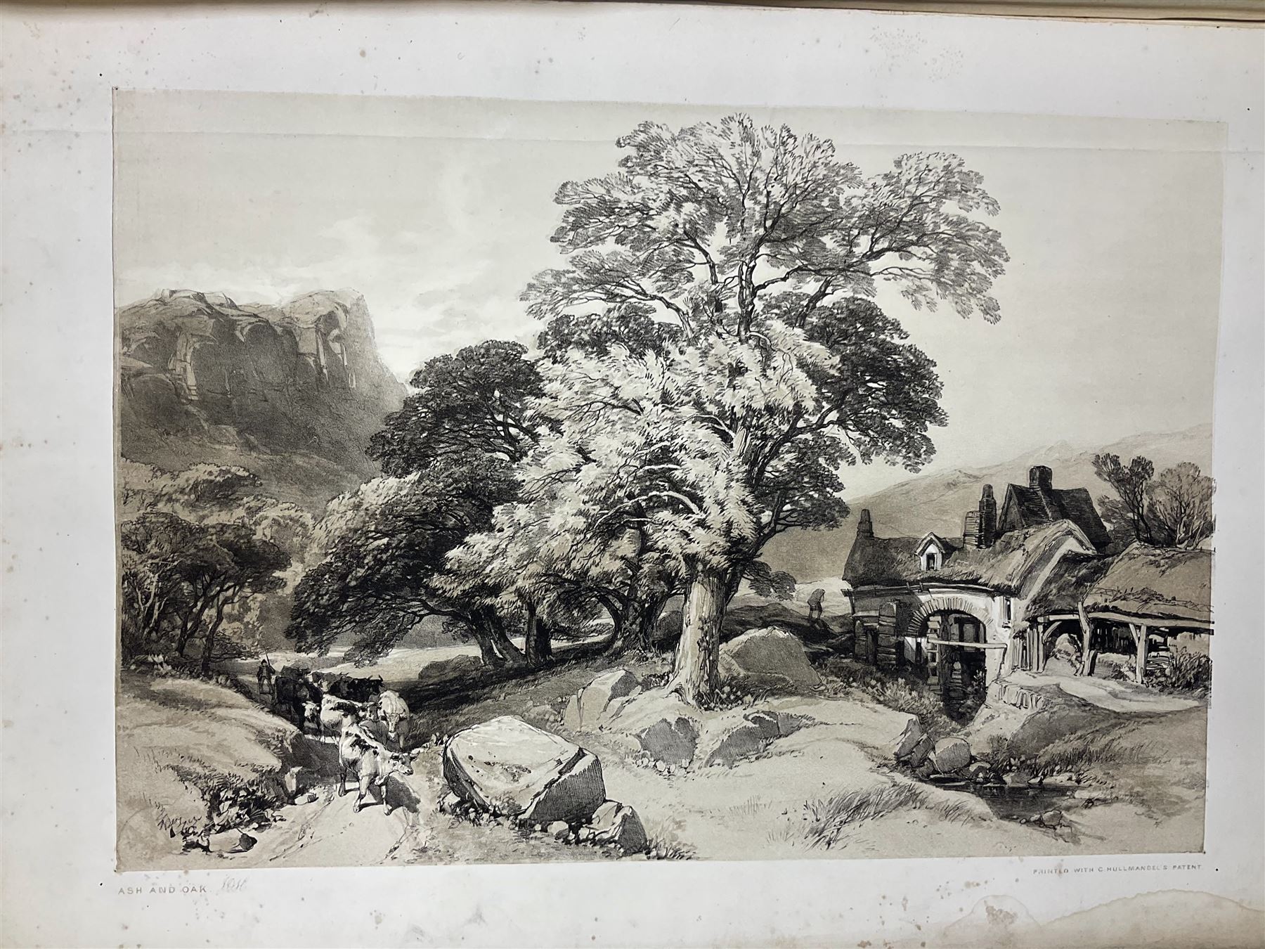 James Duffield Harding (British 1798 – 1863): 'The Park and The Forest' London, published by T McLean, with twenty four plates