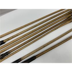 Collection of vintage wooden shaft golf clubs, including J & D Clark,  J Winton, etc (7)