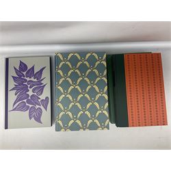 Folio Society; twenty two volumes, to include Vanity Fair, The Riddle of The Sand, The Necklace & Other Stories, Under Milk Wood, Barnaby Rudge etc 