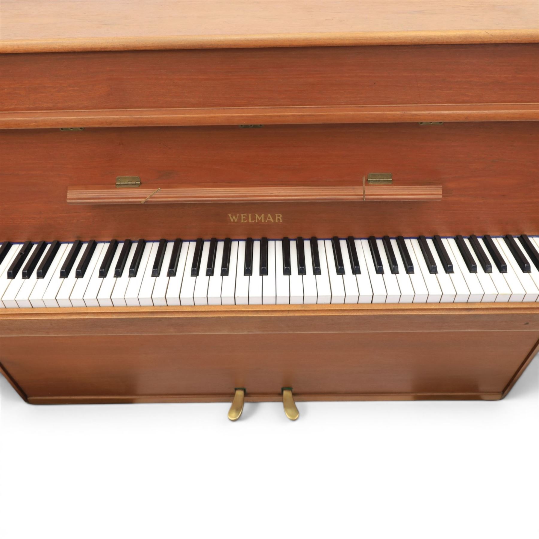 Welmar - 20th century teak upright piano
