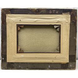 Edmund Henry Niemann (British 1842-1910): View over Cottages to a Distant River, oil on canvas signed 24cm x 34cm 
Notes: Niemann was the son of noted landscape painter Edmund John Niemann (1813-1876).