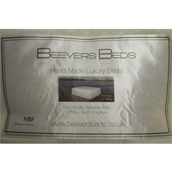 Beevers Whitby 3' single divan bed, sprung base with storage drawers