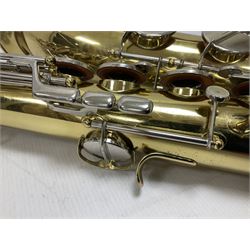 Lafleur by Boosey & Hawkes student tenor saxophone in fitted case with accessories, built in Czechoslovakia
 