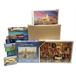 Quantity of boxed jigsaw puzzles