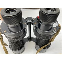 Pair of Bausch & Lomb U.S.A. 30mm binoculars and a pair of WWII period Bino Prism No.5 MKV 7X binoculars dated 1944 (2)