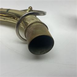 Czechoslovakian Boosey & Hawkes Powertone alto saxophone, serial no.125362; in fitted carrying case with crook