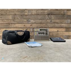 Quad FM4 tuner, a Quad 405 power amplifier, a Quad 34 preamplifier, a Yamaha MG82CX and va...