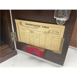 Three W. Watson & Sons microscopes, comprising Barnet binocular no 125253, Kima no 123196 and Service no 44858, all boxed 