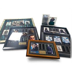 Signed The Matrix montage print with spurious signatures, together with framed Matrix prin...