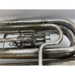 Salvation Army Class A Bb tuba for restoration or display H79cm