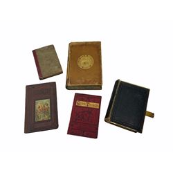 Assorted collectables, to include quantity of cigarette and trade cards, loose and in albums, mostly by John Player & Sons and Wills, small group of loose printed silks, Victorian leather bound photograph album, the cover embossed with flowers, and a smaller example, each containing a selection of photographs, boxed set of silver plated dessert forks, cased drawing instruments set, the case marked A G Thornton Ltd Manufacturers Manchester, cased pair of opera glasses,  three cameras including Kodak no 2 cartridge Hawk eye model C box camera, and Kodak Vest Pocket Autographic camera, 1924 Wembley British Empire Exhibition Souvenir Cotton Printed Scarf, Liptons brass 1924 British Empire Exhibition Souvenir tea caddy, etc. 