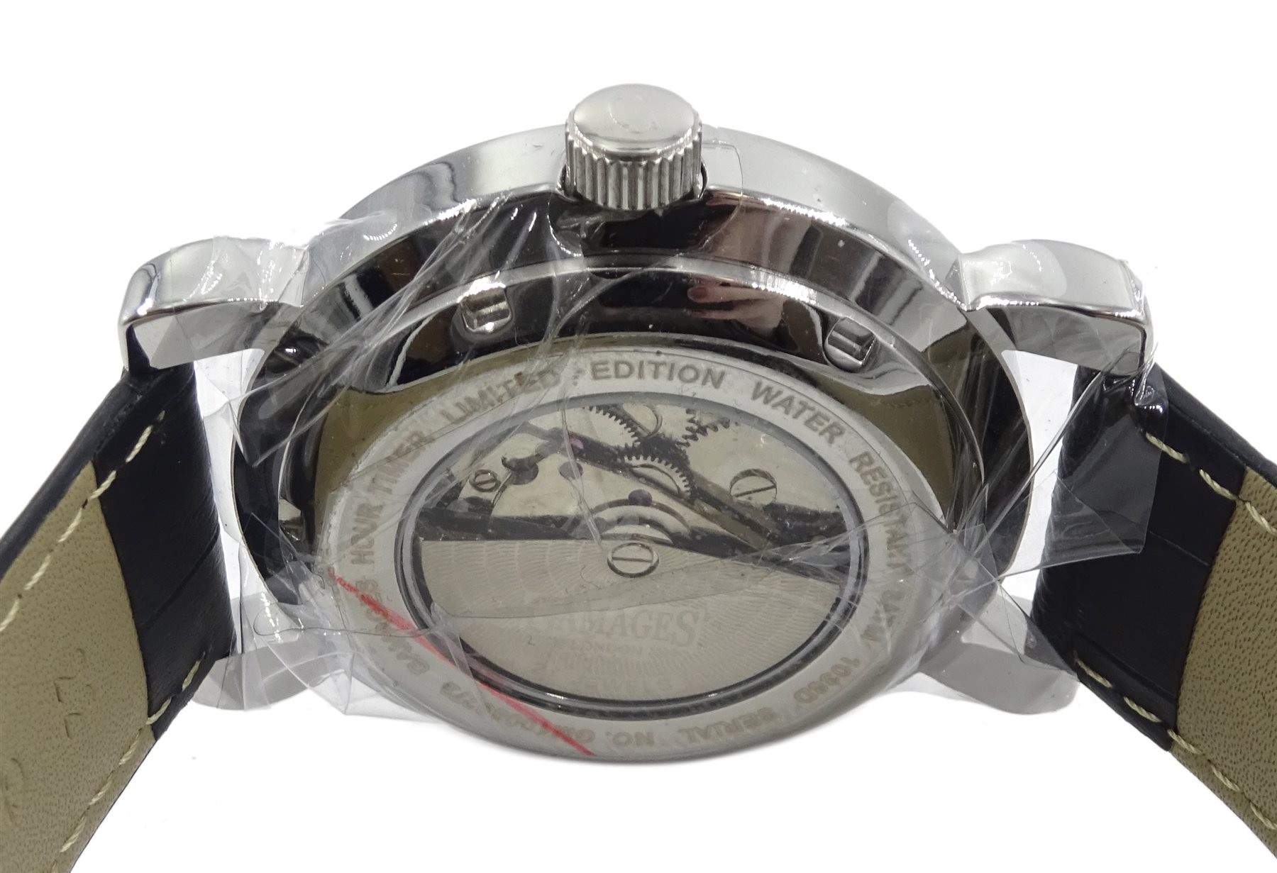 Gamages of London Hour Timer, gentleman's limited edition, stainless steel automatic wristwatch