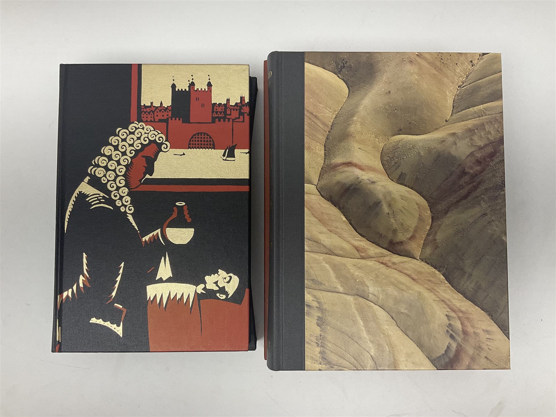 Folio Society - nineteen volumes including The Great Plague, Egypt Revealed, The Life of Alexander the Great, The Earth an Intimate History etc  