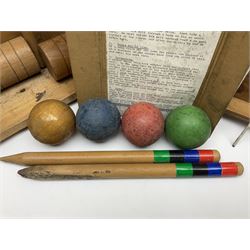 Jacques & Son croquet set, in wooden box