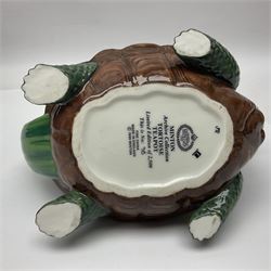 Minton Archive collection tortoise teapot, limited edition 96/2500, with certificate and original box