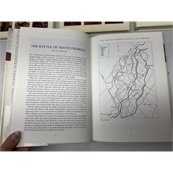 Nine reference books of Victoria Cross interest including four 'VCs of the First World War' series; Martin Ashcroft: Victoria Cross Heroes; John Laffin: British VCs of World War Two; Bryan Perrett: For Valour; Ann Clayton: Martin Leake Double VC; and John Percival: For Valour (9)