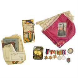 World War II British medal group to 237457 A Buttrick R.A.S.C. comprising War medal, Defen...
