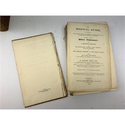 A Glossary of Terms Used in Grecian, Roman, Italian and Gothic Architecture. 1850 Fifth edition. Three volumes. Full calf binding; two 19th century books on Land Surveying by A. Nesbit and Thos. Holliday; Reece Richard: The Medical Guide. 1828; and Guthrie's Atlas for the Use of Schools 1831, with twenty-nine (ex thirty-one) hand coloured maps (7)