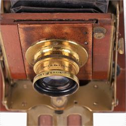 Thornton Pickard Folding Ruby plate camera, with C. P. Goerz Berlin Doppel-Anastigmat DRP lens, serial no. 105517