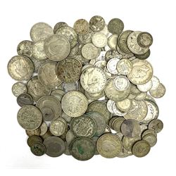 Approximately 720g of pre 1947 Great British silver coins including half crowns, sixpence pieces etc