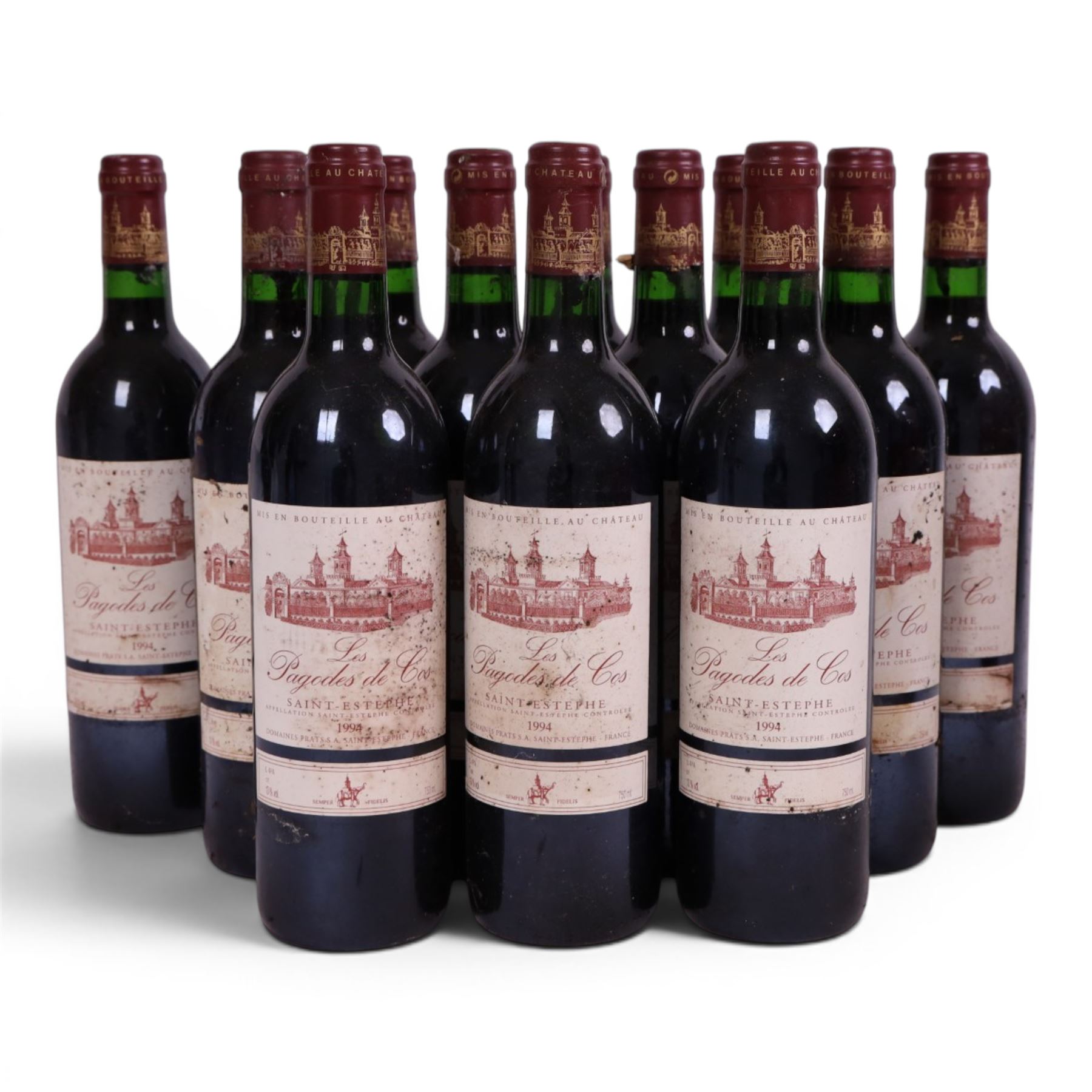 Saint Estephe, 1994  Les Pagodes de Cos, 750ml, 13% vol, twelve bottles 