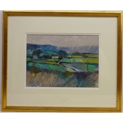  John Tookey (British 20th century): Rural Landscape, pastel signed 21.5cm x 30cm  