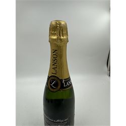 Mixed champagne; Chateau D'ay Ayala & Co 1919, Oudinot a Epernay, Antoine de Clevecy and Lanson Black Label, various contents and proof (4)