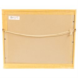 Bryan Whitmore (British 1836-1903): Snow over Whitby, watercolour signed 18.5cm x 26cm; R Smeltzer (British 19th/20th Century): 'West Ayton' Woods, watercolour unsigned, inscribed verso and dated 1924, 33cm x 22cm (2)