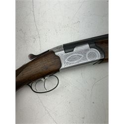 SHOTGUN CERTIFICATE REQUIRED - Italian Beretta S56E 12-bore over under shotgun, double trigger 71cm (28