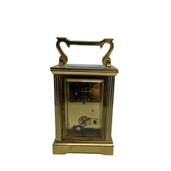 Mappin & Webb 20th century carriage clock. Lever platform escapement.