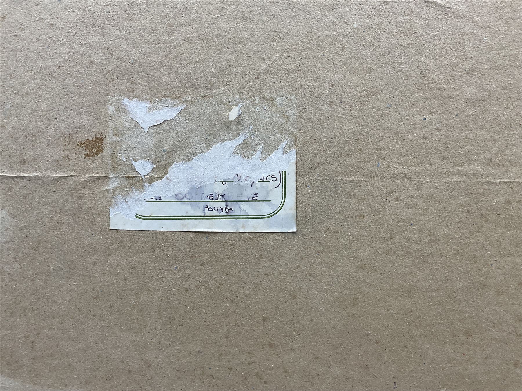 Christine Gloria Cox (Scarborough 1942-2014): '1900', collage of acrylic panels signed and titled with Yorkshire Artists Exhibition label verso 61cm x 92cm (unframed)