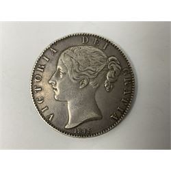 Queen Victoria 1845 crown coin
