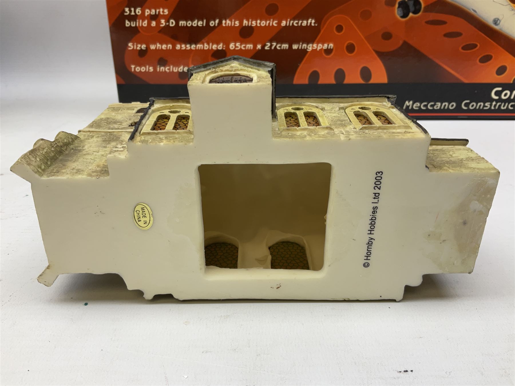 Meccano Construction Set - 'Concorde'; and Hornby Skaledale 'St. Michaels Church'; both boxed (2)