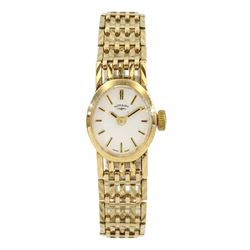 Rotary 9ct gold ladies manual wind wristwatch, hallmarked
