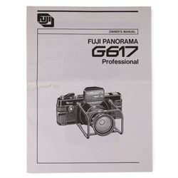 Fuji Panorama G617 Professional medium format camera, serial no. 6111450, with a Fujinon SW 1:8/105 lens, contained within original fitted carry case and cardboard box