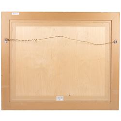 Jacobus (Jack) Pieters (Dutch 1886-1977): View Towards the Mountains, oil on canvas board signed 58cm x 74cm 