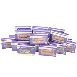 Twenty Dapol 00 gauge wagons, including B371 7 Plank Wagons 'John Timms' and four 8 Plank Wagons 'HC Bull & Co Ltd', all boxed