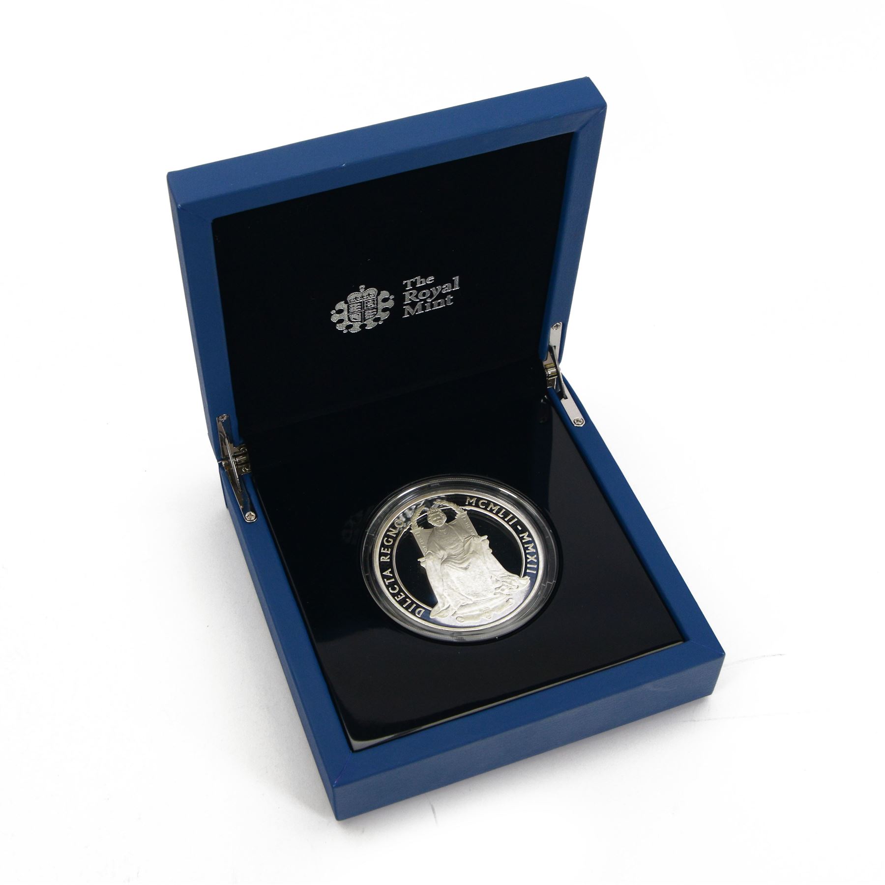 The Royal Mint United Kingdom 2012 'The Queen's Diamond Jubilee' five ounce fine silver proof ten pound coin, cased with certificate