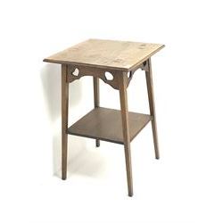 Arts & Craft table, joining undertier, stile supports 