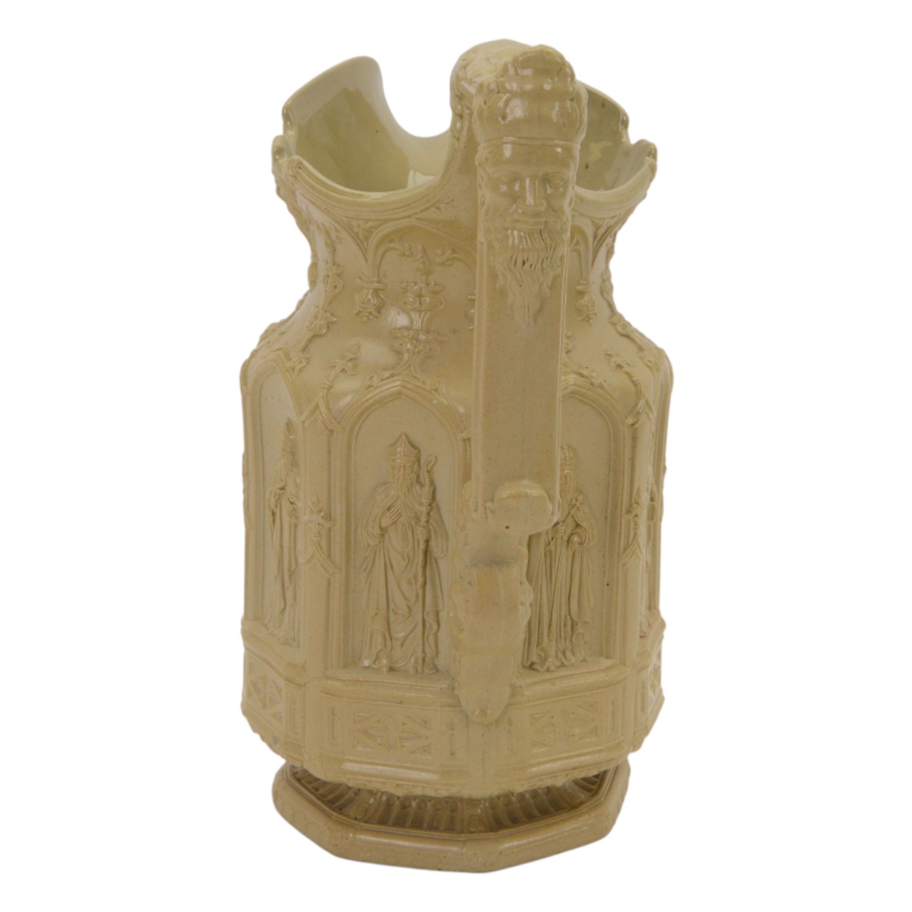 Charles Meigh Apostles stoneware jug, H26cm