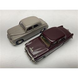 Eight Lansdowne Models 1:43 scale models - 1963 Singer Gazelle, 1958 Hillman Jubilee Minx, 1956 Austin A90, 1952 Singer SM 1500, 1957 Hillman Minx Series 1 Estate, 1958 Austin A105, 1936 Riley Adelphi; and 1968 Vauxhall Victor FD Estate; all unboxed (8)