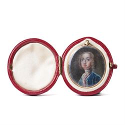Jacobite interest - Continental School (Mid-18th century): Portrait Miniature Traditionall...