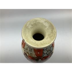 Collection of mostly Oriental ceramics, to include three 20th century Japanese Satsuma vases, two Japanese Imari plates, etc. 