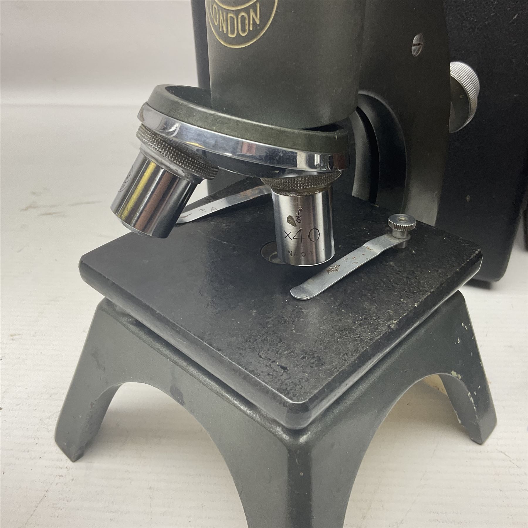 Beck Star Microscope Four microscopes, comprising Beck Simple X no 1681, C Baker no 2929, C ...
